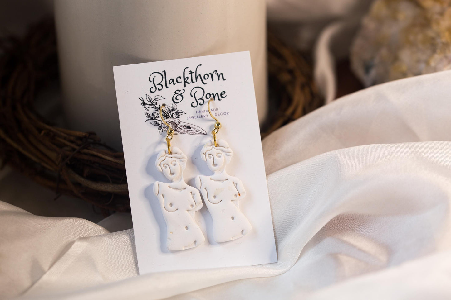 Venus Statue Earrings