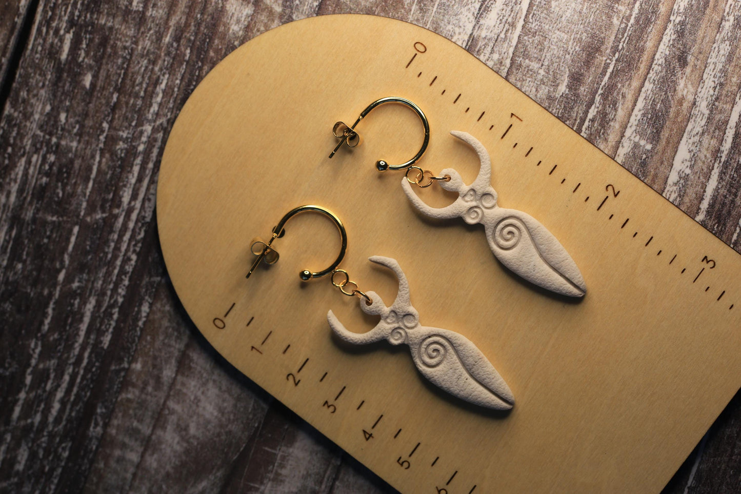 Fertility Goddess Statement Earrings