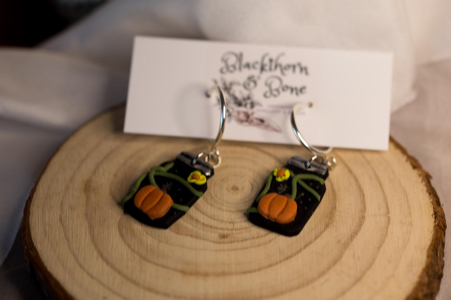 Mini Mason Jar with Pumpkin