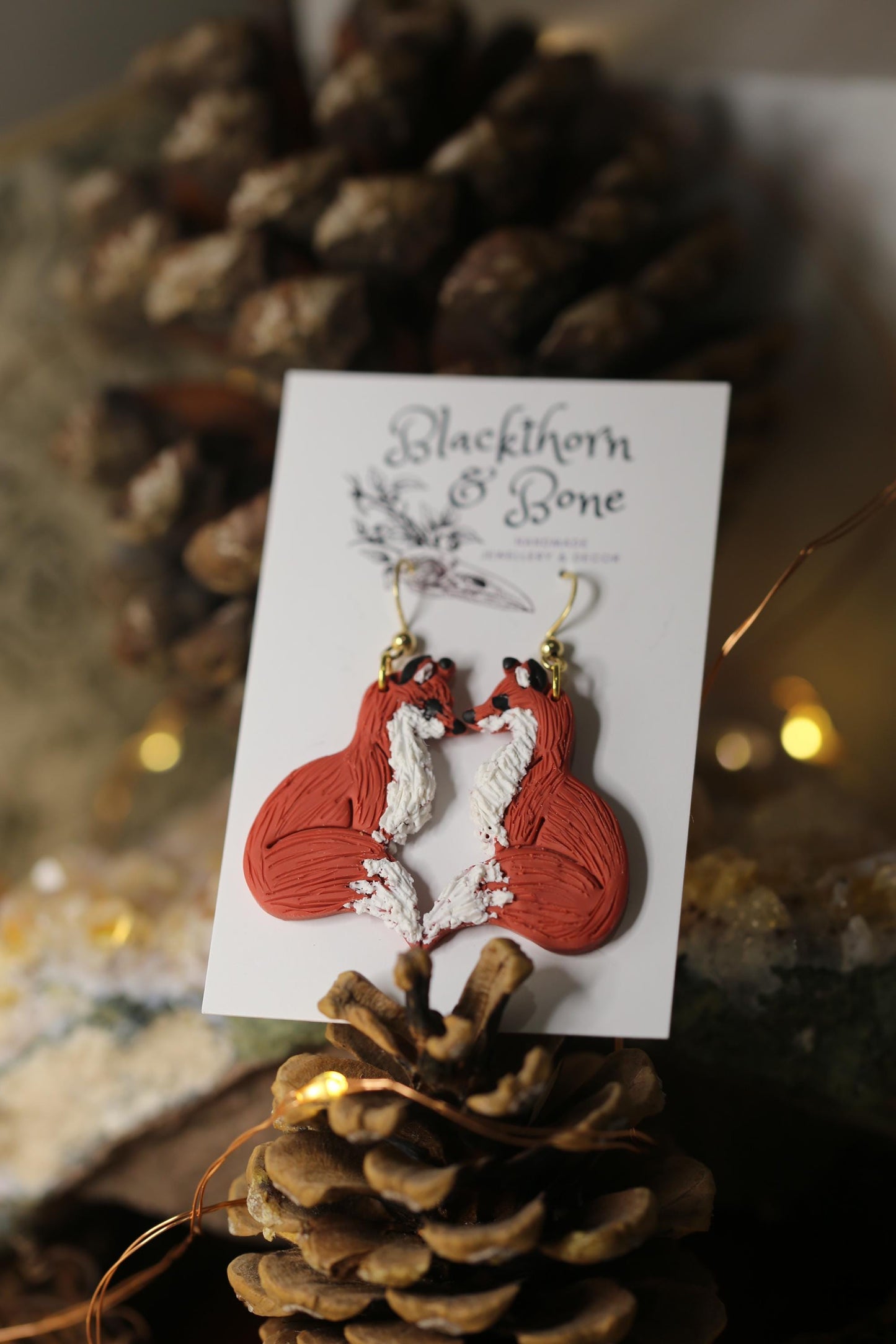 Red Fox Earrings