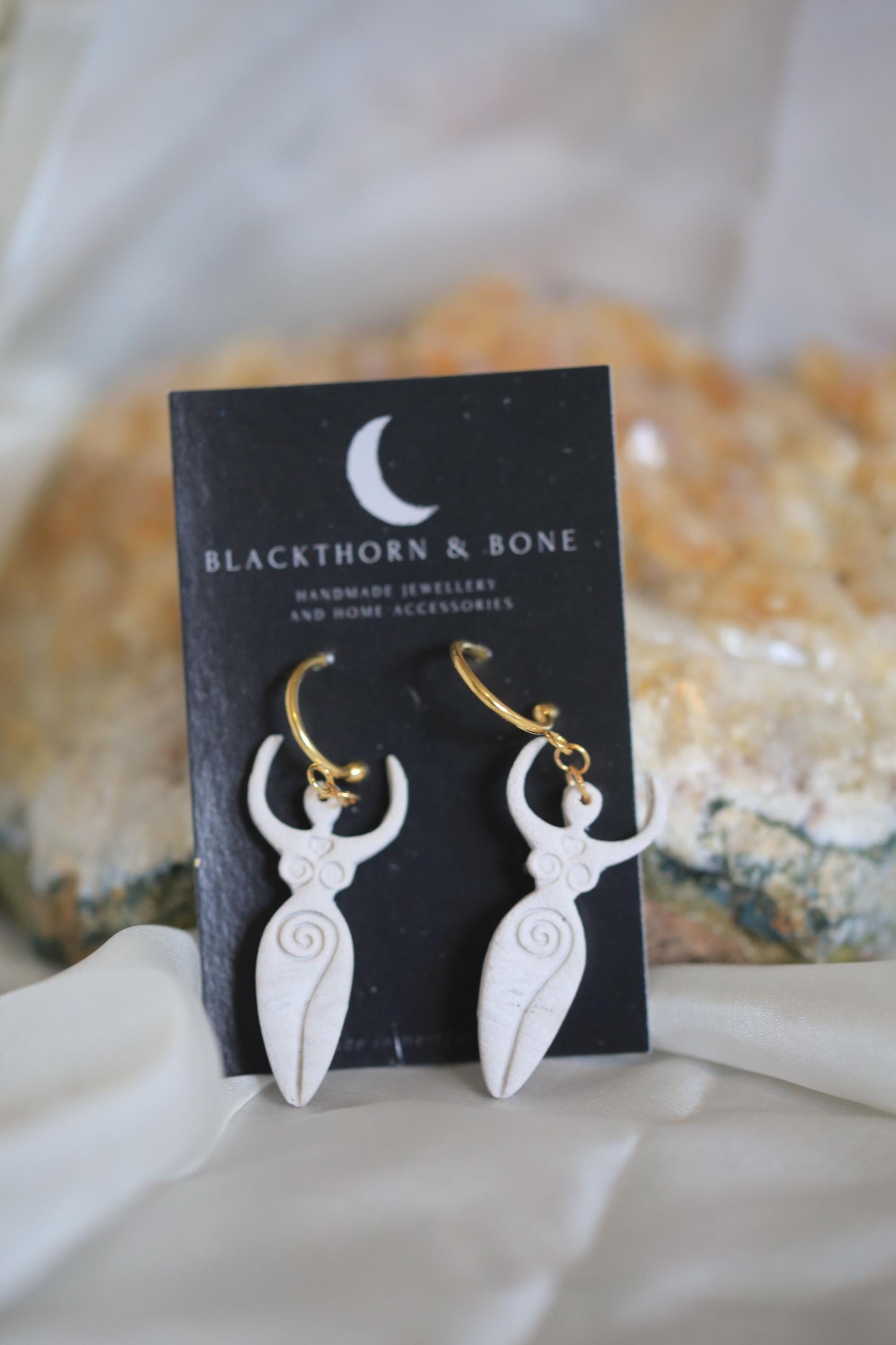 Fertility Goddess Statement Earrings