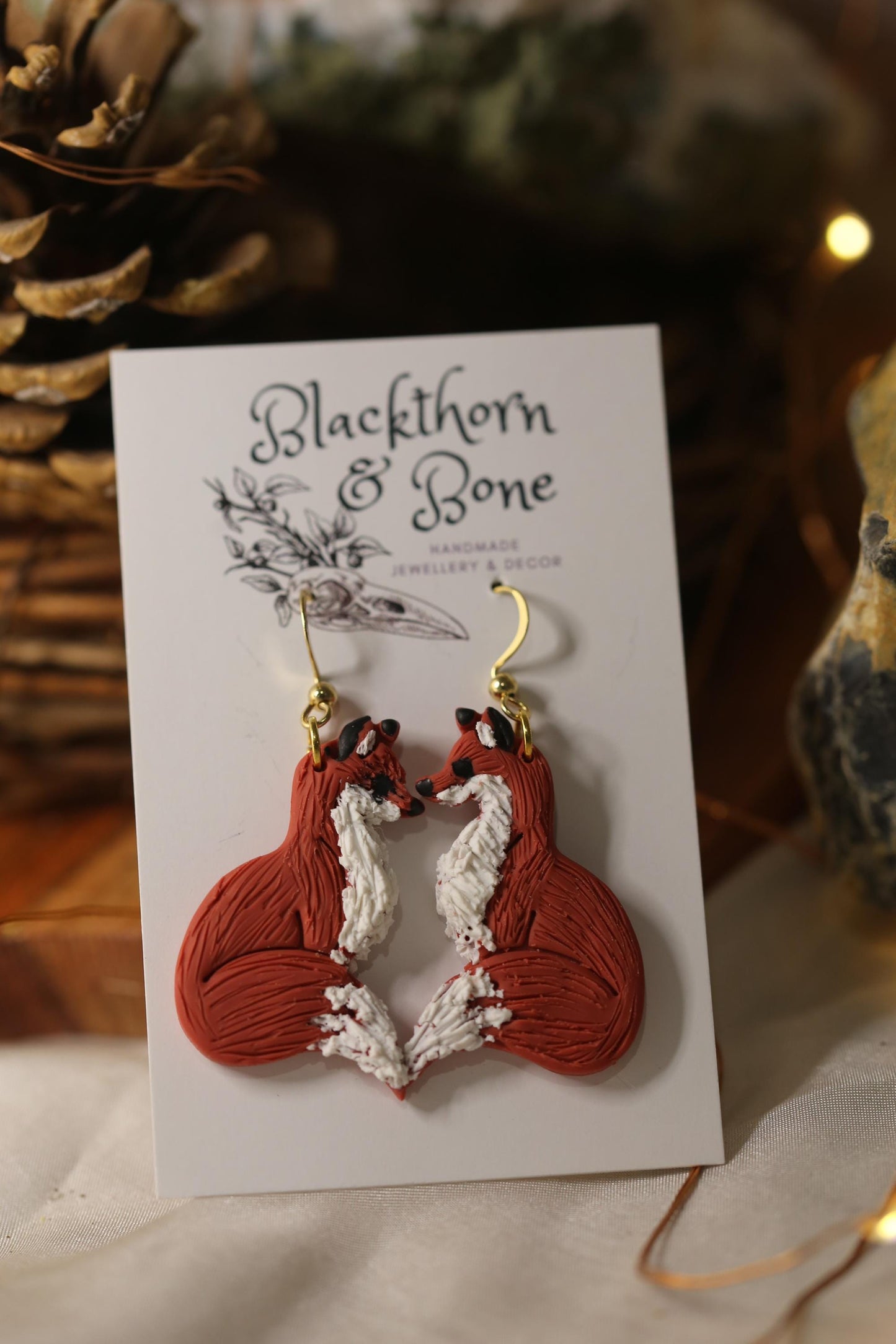 Red Fox Earrings