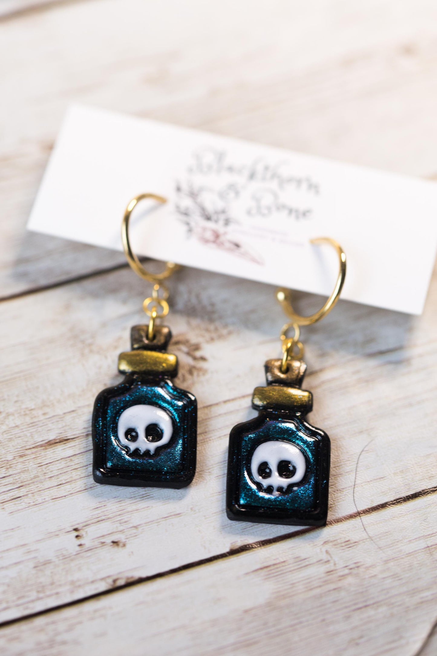 Poison Bottle Earrings