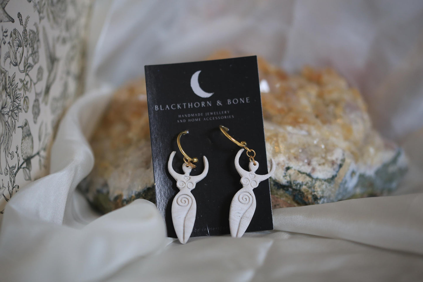 Fertility Goddess Statement Earrings