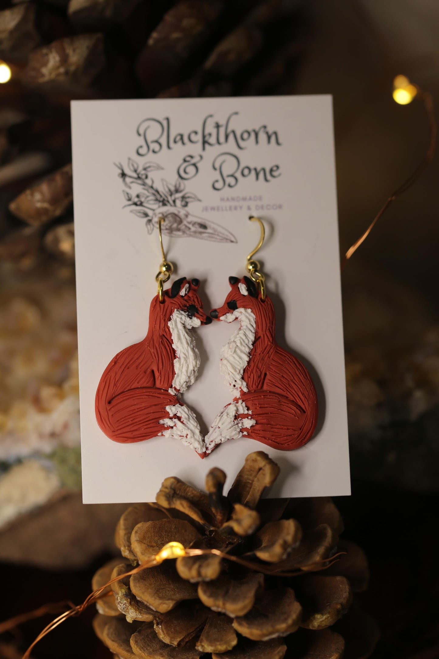 Red Fox Earrings