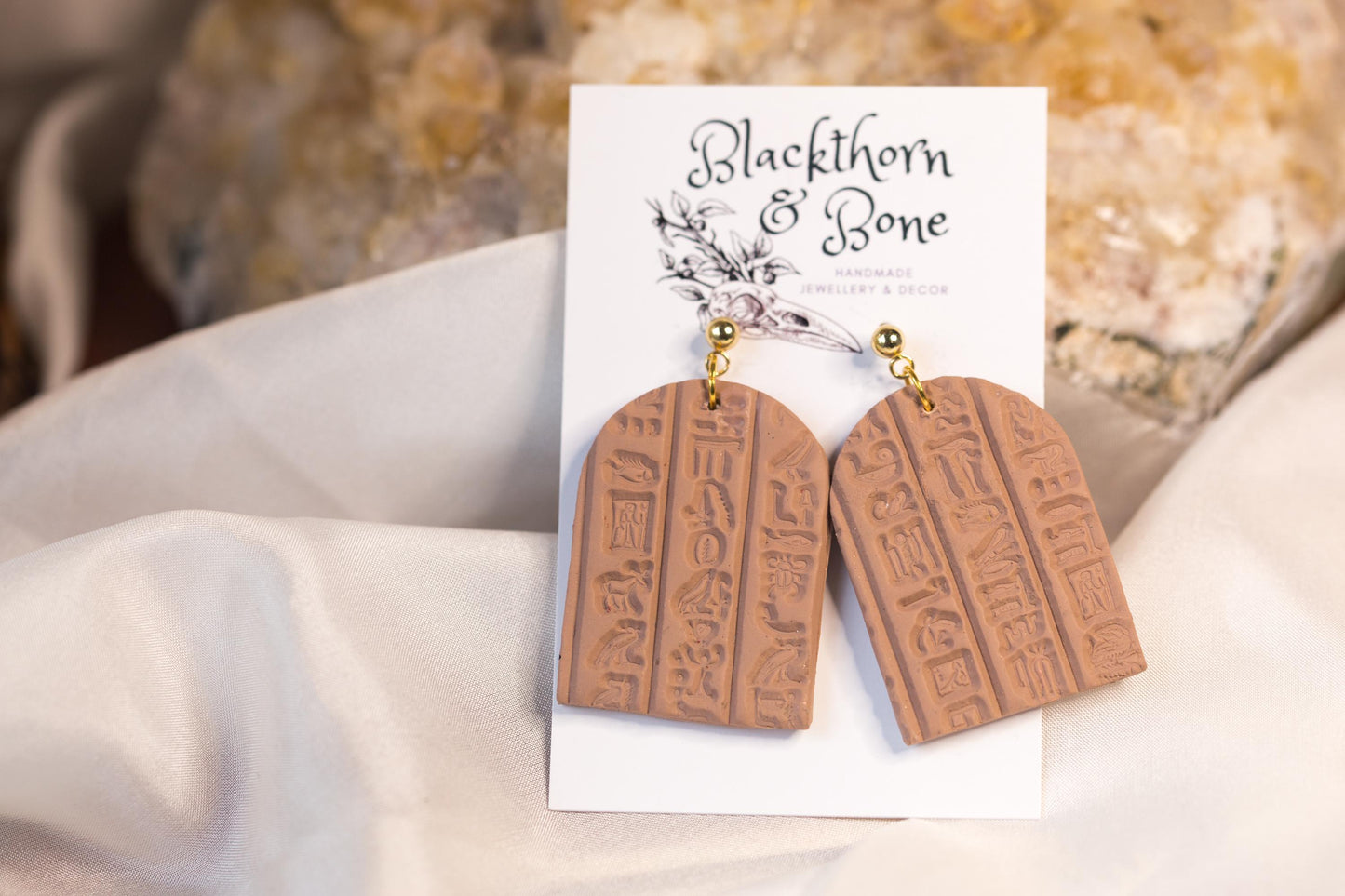 Hieroglyphic Earrings