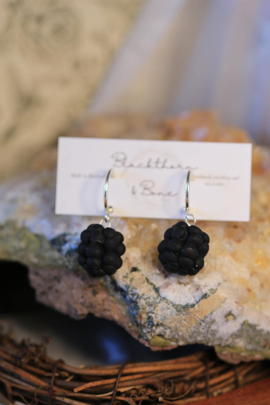 3D Blackberry Earrings