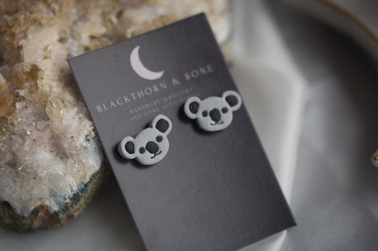 Mini Koala Stud Earring
