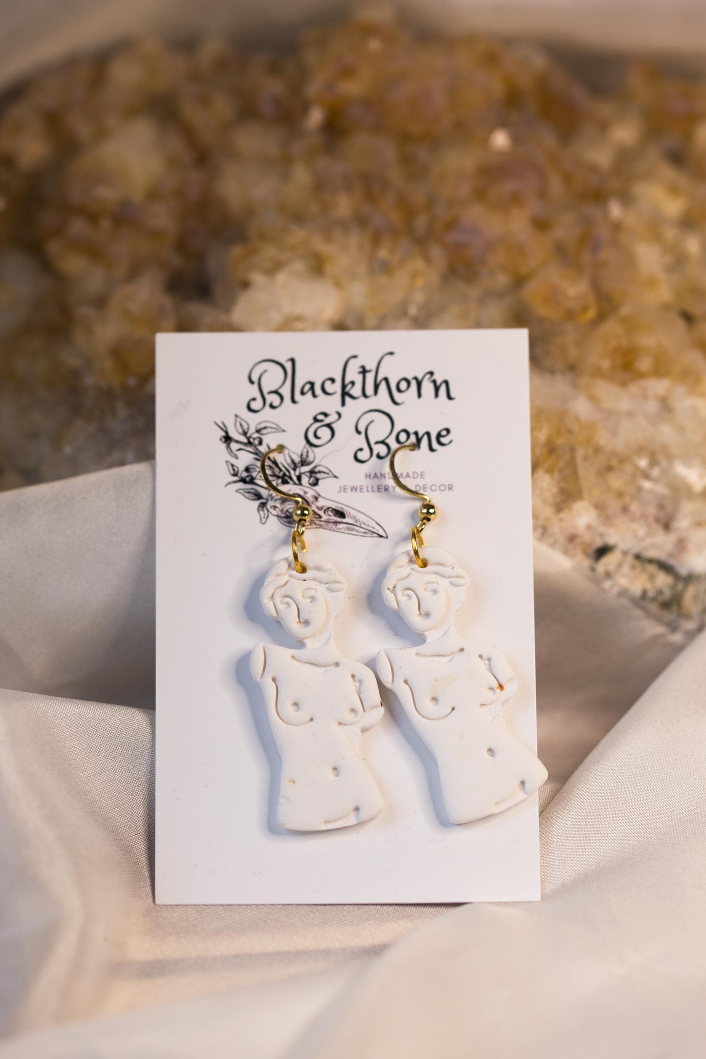Venus Statue Earrings