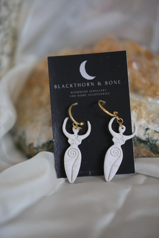 Fertility Goddess Statement Earrings