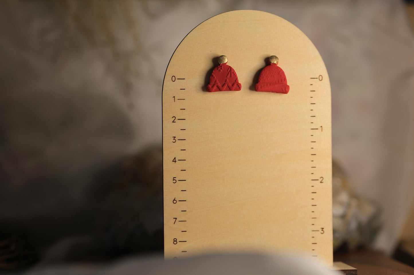 Christmas Stud Pack - Christmas Jumper and Woolly Hat Stud Earrings, Set of Two, Winter Jewellery