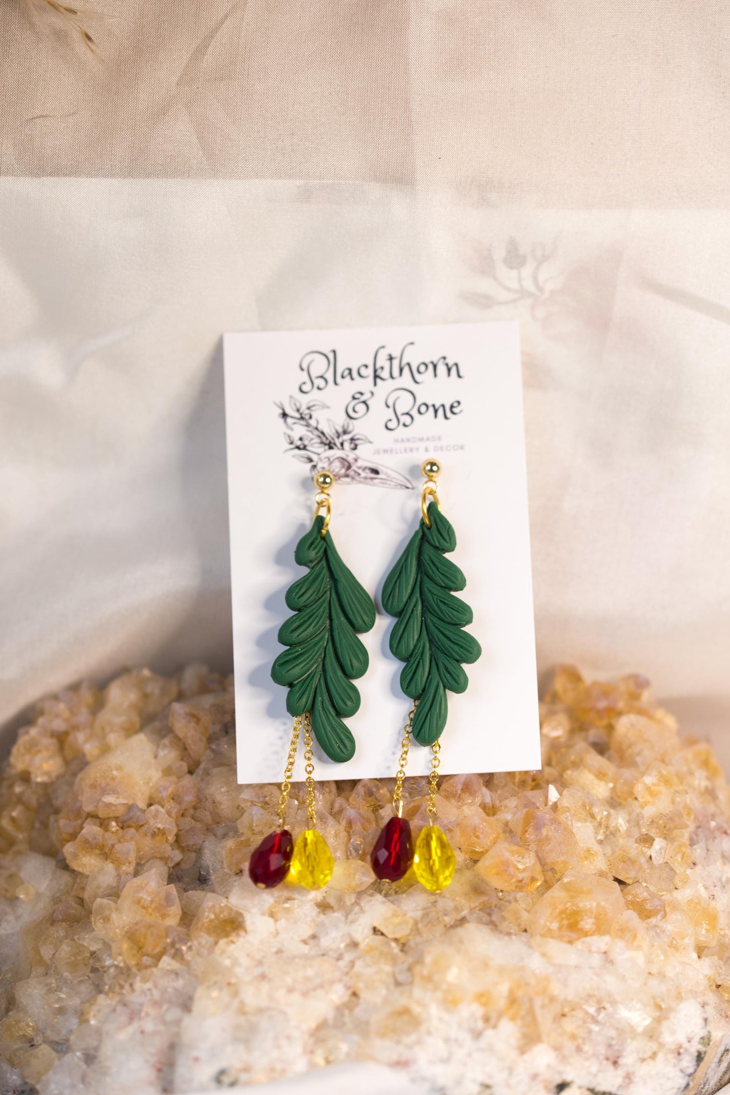 Statement Christmas Earrings