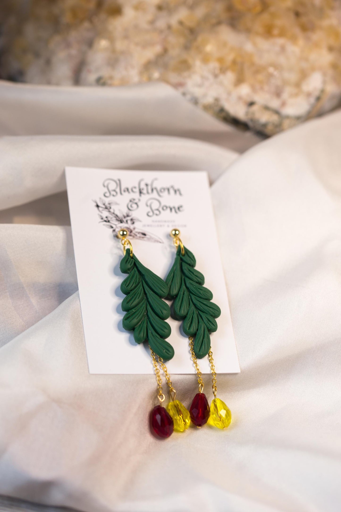 Statement Christmas Earrings