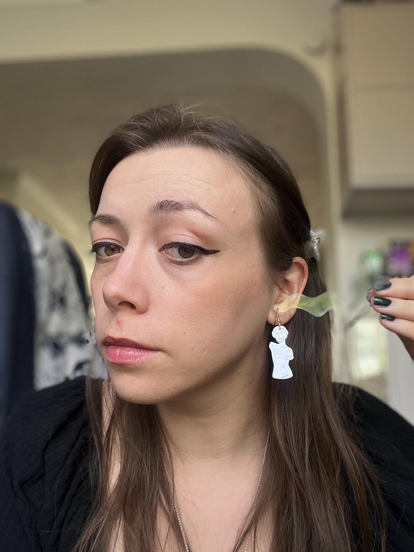 Venus Statue Earrings