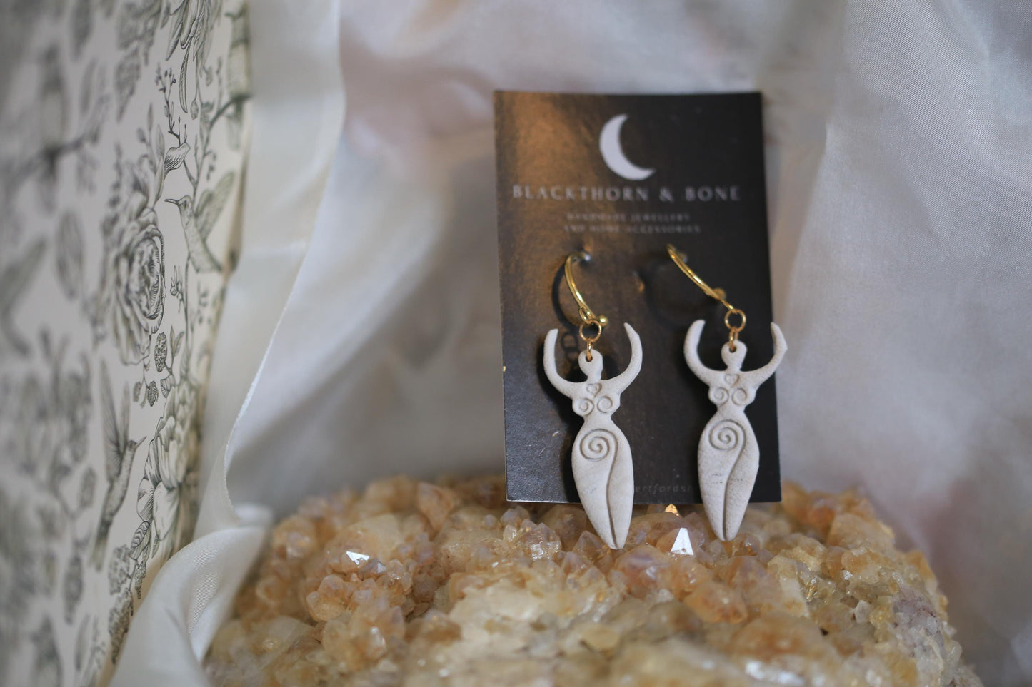 Fertility Goddess Statement Earrings