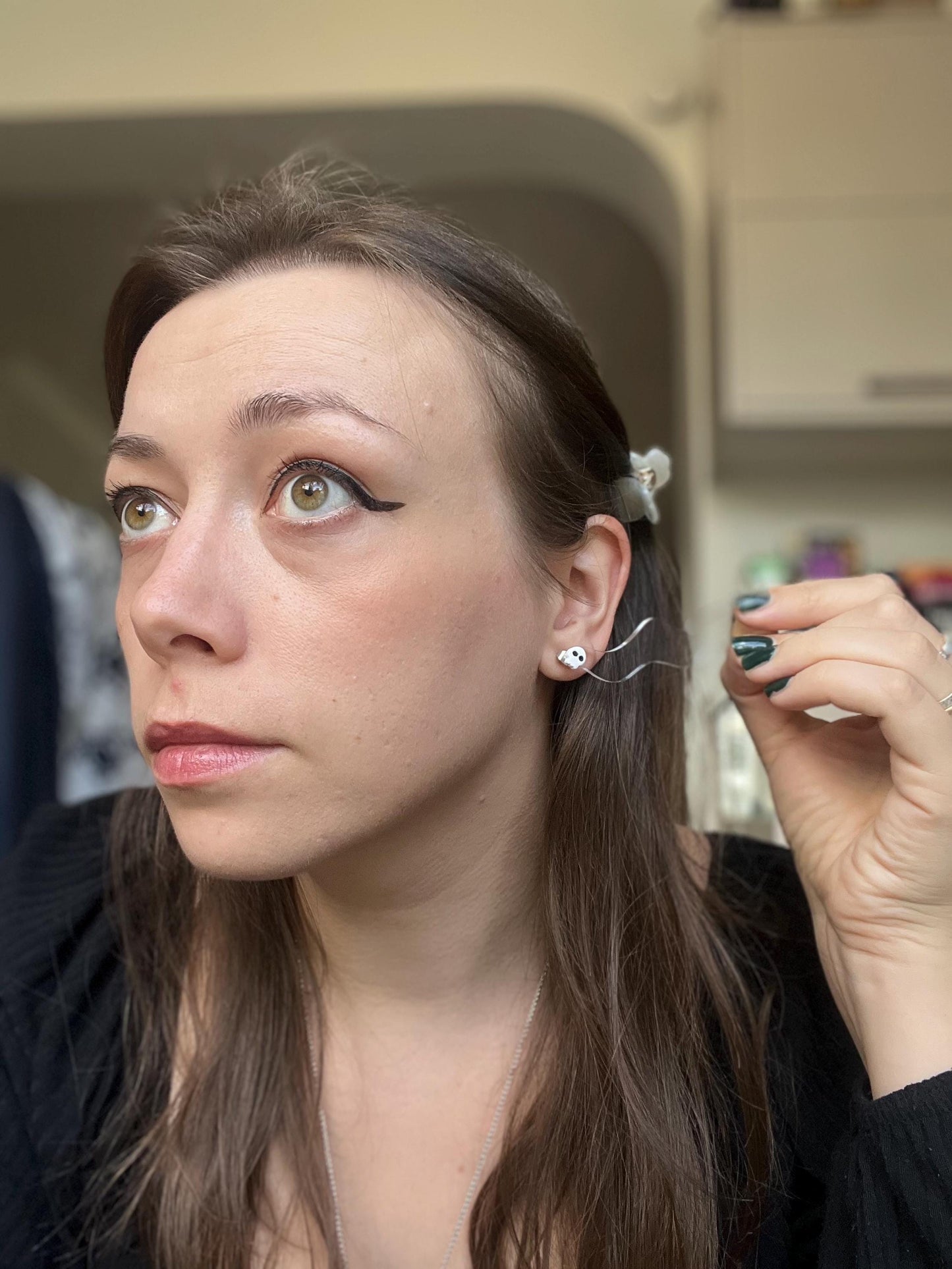 Tiny Skull Stud Earrings