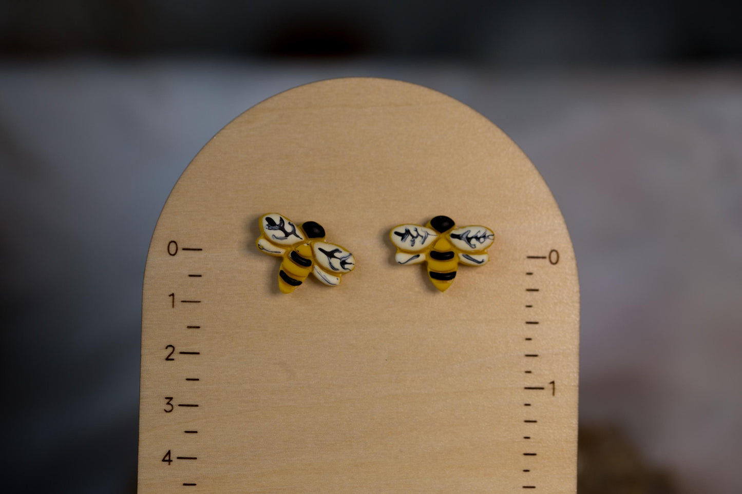 Bee Stud Earrings - Bee, Honeypot, Honeycomb Options