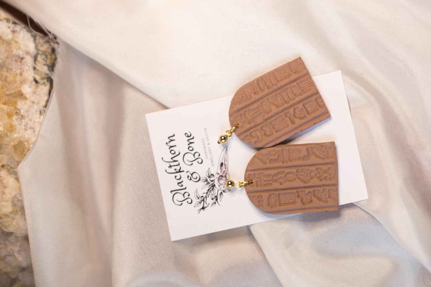 Hieroglyphic Earrings