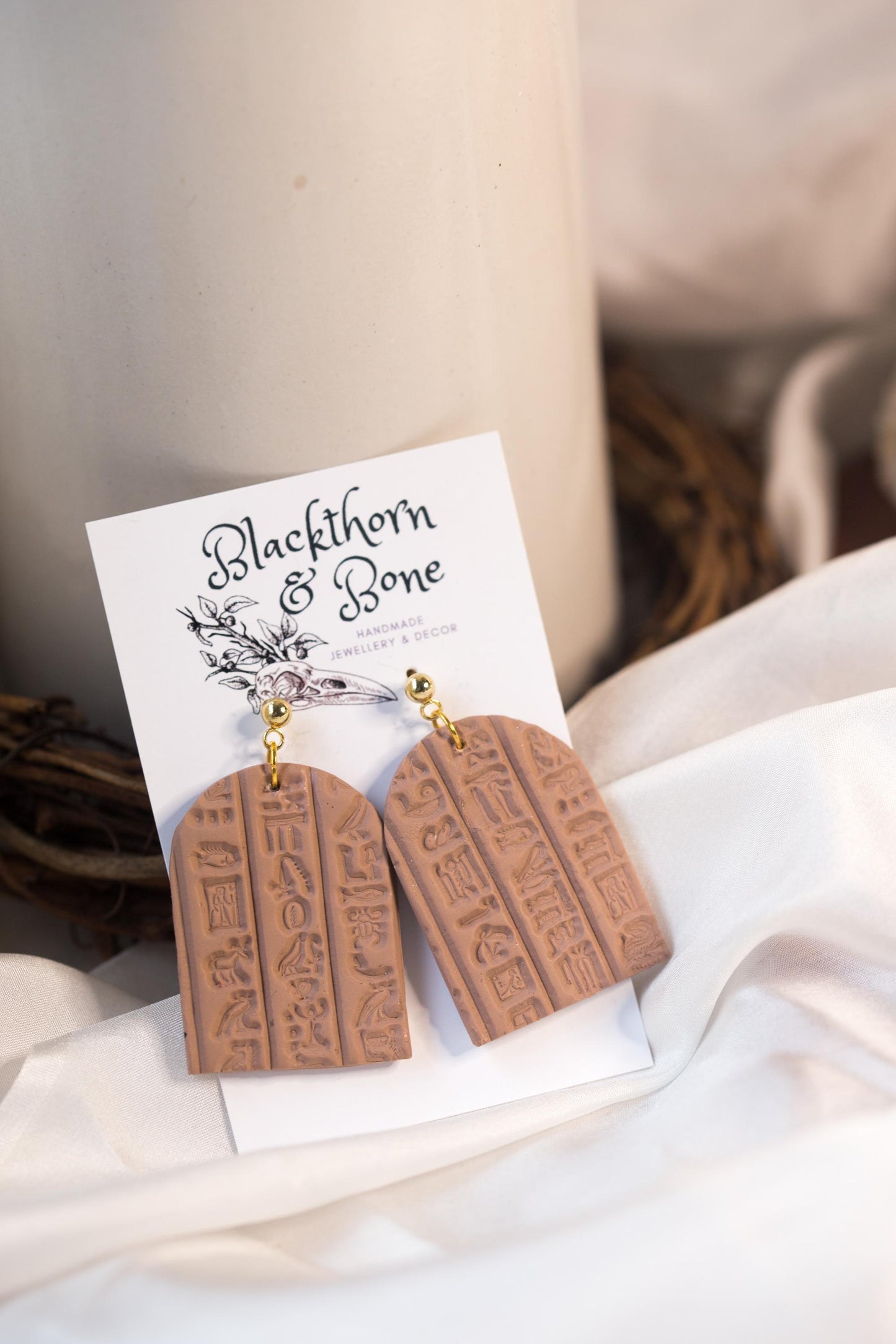 Hieroglyphic Earrings