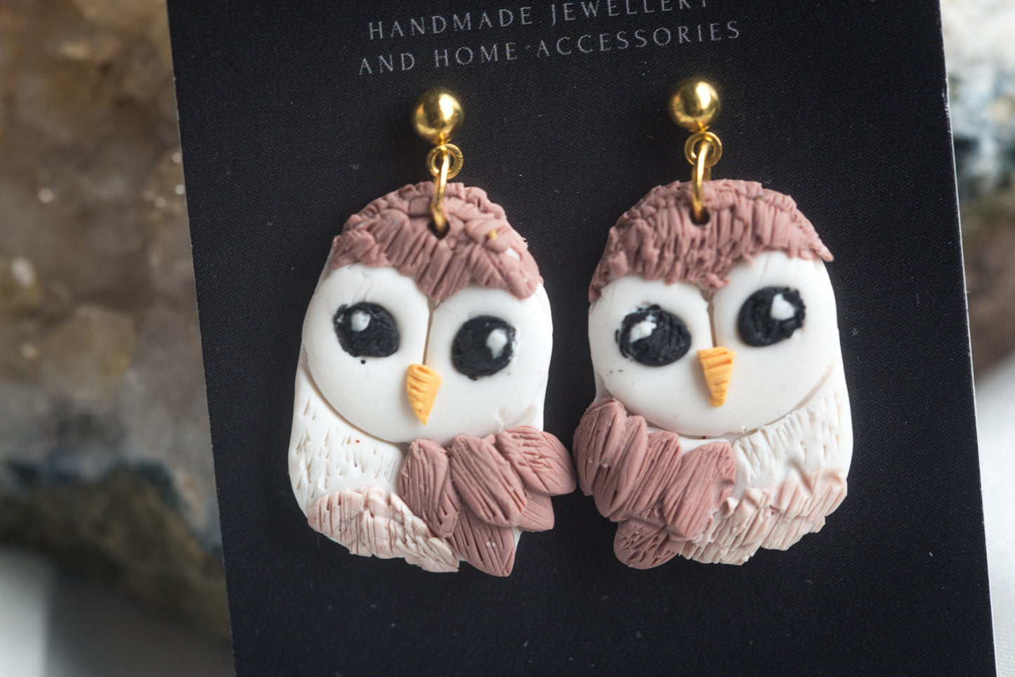 Barn Owl Earrings