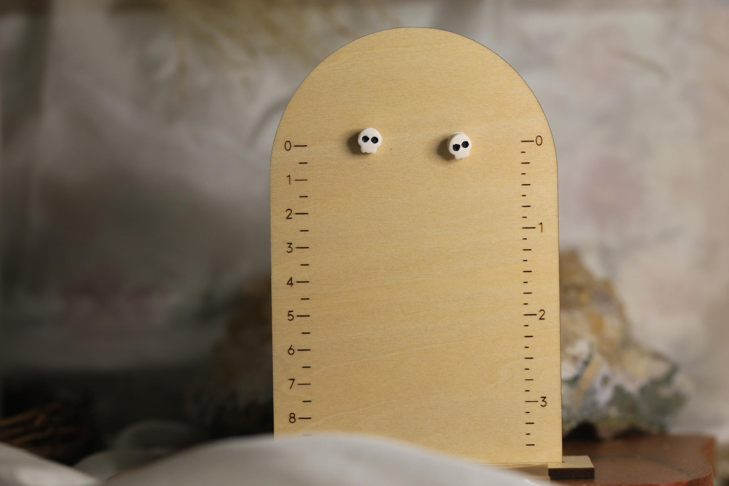 Tiny Skull Stud Earrings