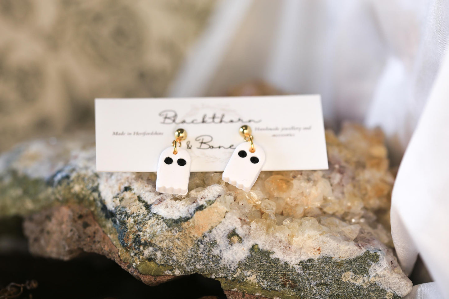 Small Ghost Earrings