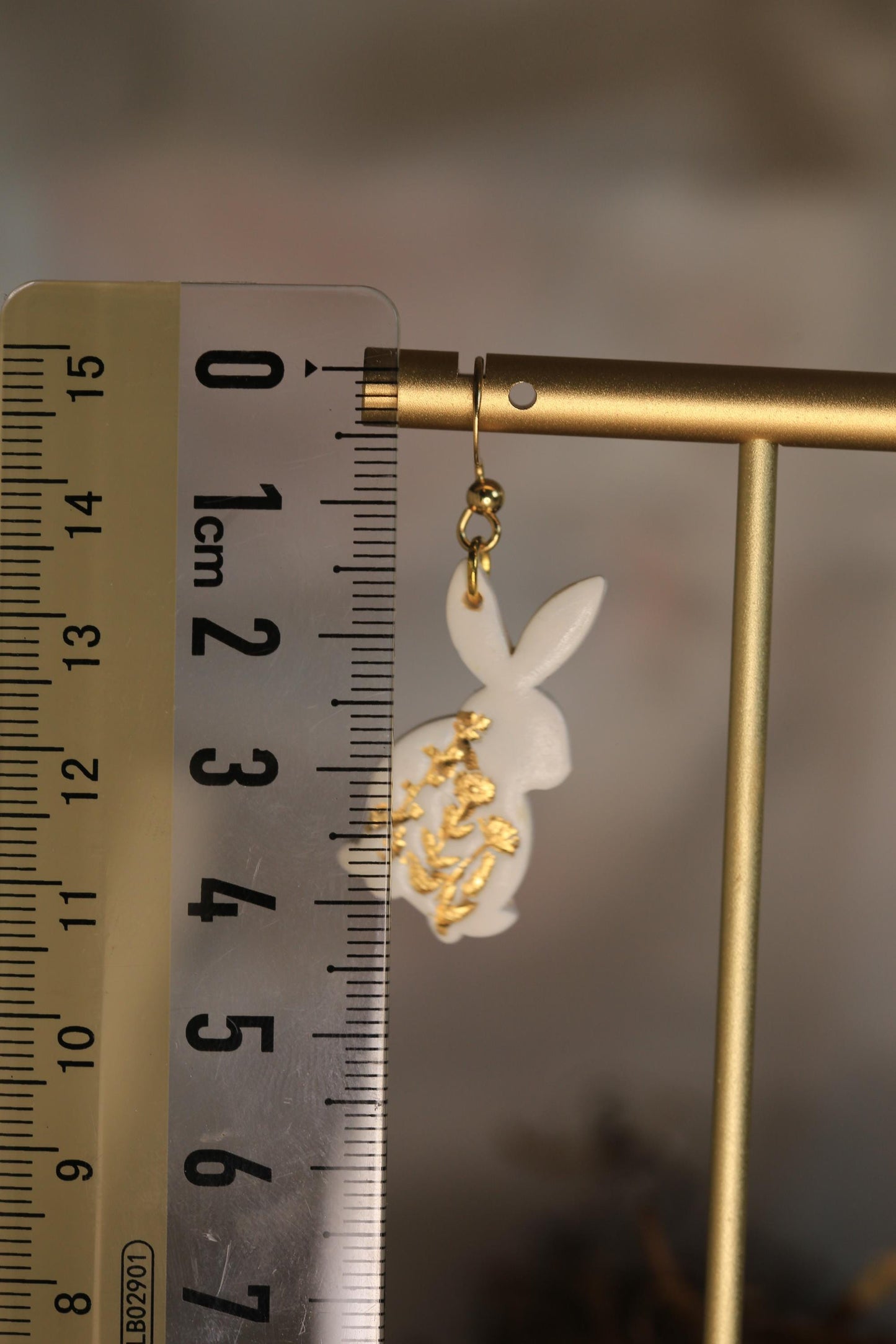 Folk Floral Hare Earrings
