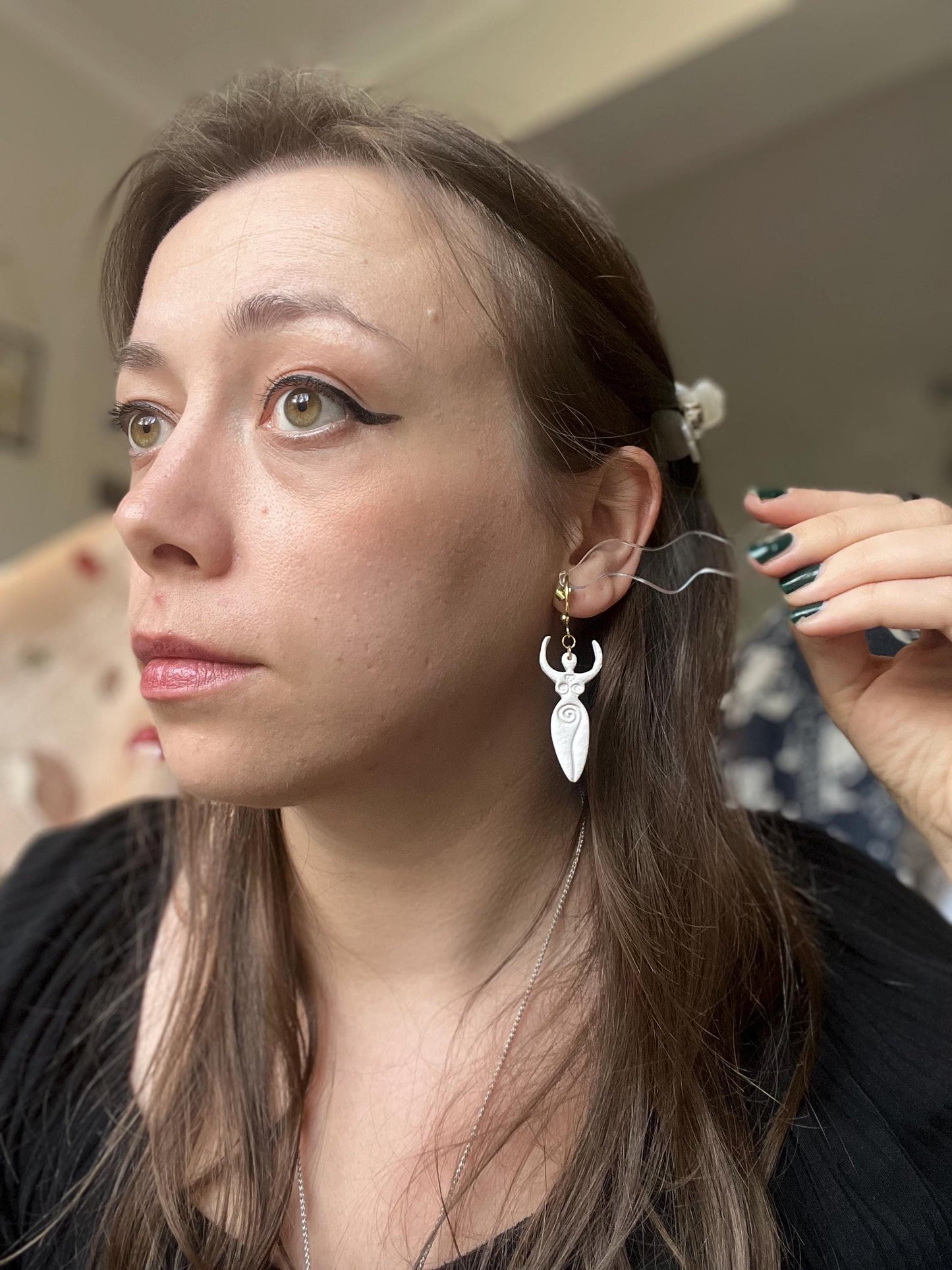 Fertility Goddess Statement Earrings