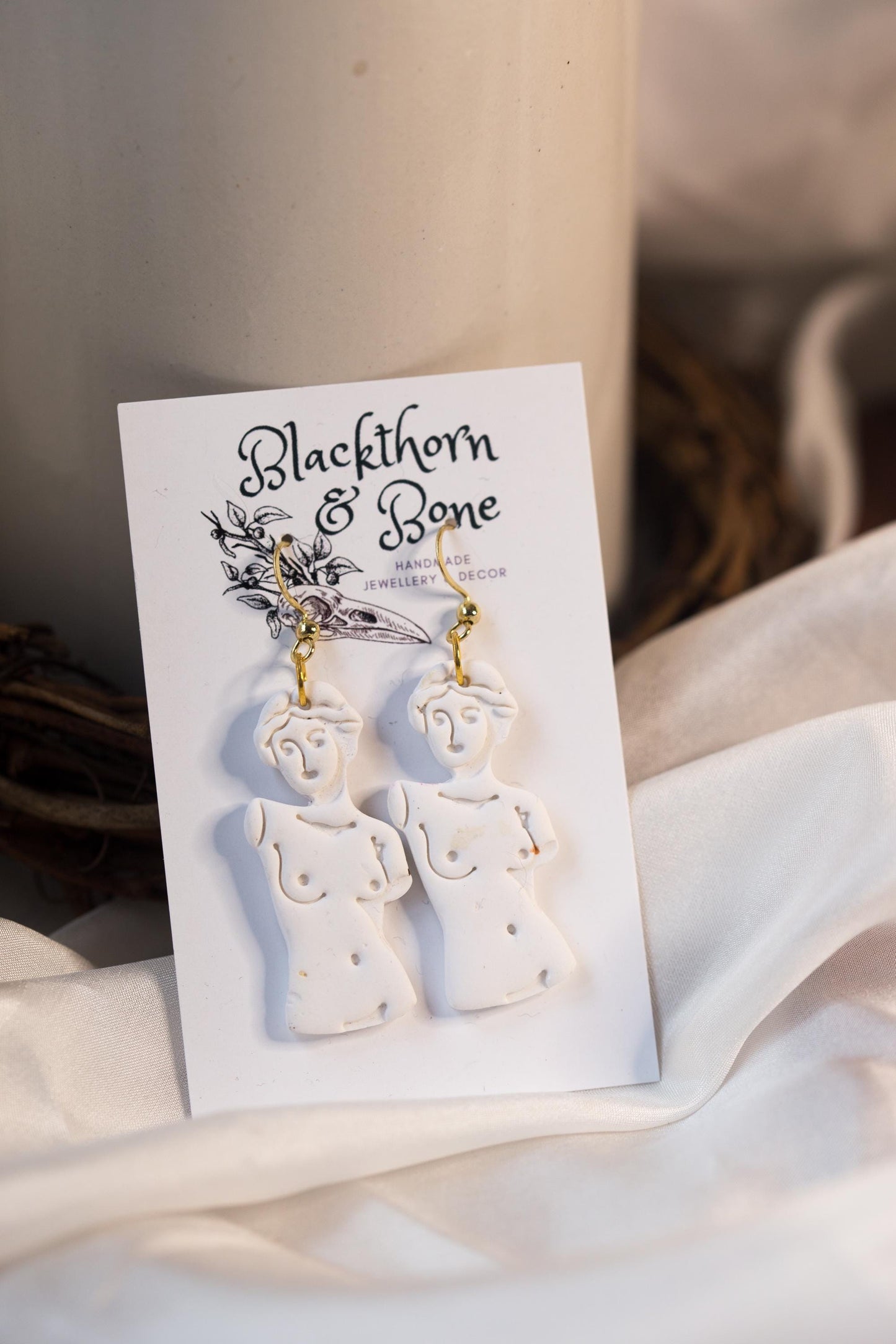 Venus Statue Earrings